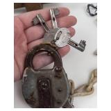 Vintage Household Tools, Locks & Keys Mixed Lot