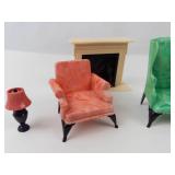 Renwal Dollhouse Furniture Set (Lot of 5)