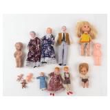 Vintage Mixed Lot of 13 Miniature Dolls
