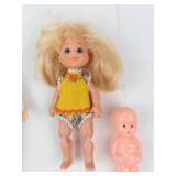 Vintage Mixed Lot of 13 Miniature Dolls