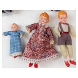 Vintage Mixed Lot of 13 Miniature Dolls