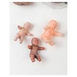 Vintage Mixed Lot of 13 Miniature Dolls