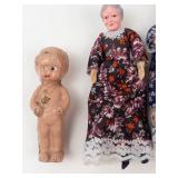 Vintage Mixed Lot of 13 Miniature Dolls