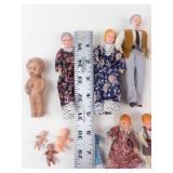 Vintage Mixed Lot of 13 Miniature Dolls