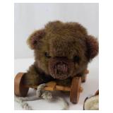 Yakity-Yak Talking Teeth, Applause Bear, Leather Purse & Elephant Mixed Lot