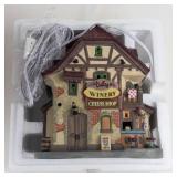 Lemax Valley Winery Cheese Shop Porcelain Lighted Building