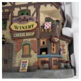 Lemax Valley Winery Cheese Shop Porcelain Lighted Building
