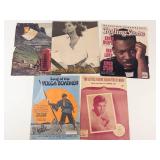 Vintage Mixed Lot of Magazine Ads & Sheet Music