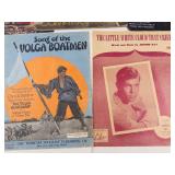 Vintage Mixed Lot of Magazine Ads & Sheet Music