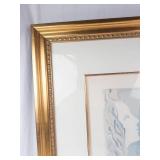 Salvador Dal the Highest Beauty of Beatrice Framed Woodcut Print