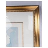 Salvador Dal the Highest Beauty of Beatrice Framed Woodcut Print