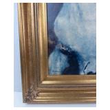 Vintage Renoir Woman at the Piano Framed Print