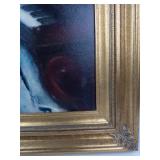 Vintage Renoir Woman at the Piano Framed Print