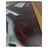 Vintage Renoir Woman at the Piano Framed Print
