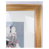Graciela Rodo Boulanger Sisters With Cat Framed Lithograph