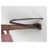 Carved Wooden Club With Weighted Head