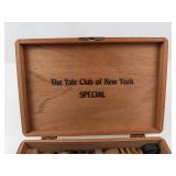Wooden Chess Pieces in Yale Club of New York Special Box
