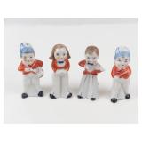 Miniature Porcelain Musicians (Lot of 4)