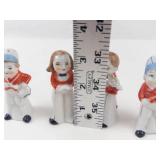 Miniature Porcelain Musicians (Lot of 4)