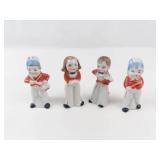 Miniature Porcelain Musicians (Lot of 4)
