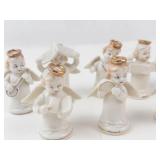 Porcelain Angel Figurines Set (Lot of 12)