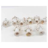 Porcelain Angel Figurines Set (Lot of 12)