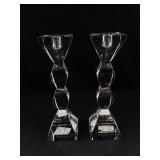 Nachtmann Lichtcrystal Crystal Candle Holders (Lot of 2)