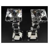 Nachtmann Lichtcrystal Crystal Candle Holders (Lot of 2)