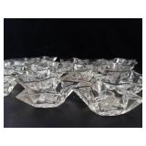 Clear Glass Star Tealight Candle Holders