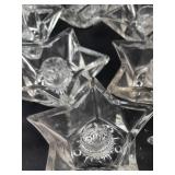 Clear Glass Star Tealight Candle Holders