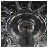Glass Pedestal Cake Stand 10 in X 4 in