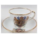Vintage Adderley & Royal Halsey Tea Cup and Saucer Mixed Lot