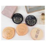 Vintage Cosmetics, Perfumes & Uranium Glass Dish Mixed Lot