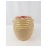 Vintage Red Wing Saffron Ware Lidded Cookie Jar