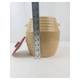 Vintage Red Wing Saffron Ware Lidded Cookie Jar