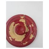 Vintage Red Wing Saffron Ware Lidded Cookie Jar