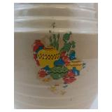 Vintage Red Wing Saffron Ware Lidded Cookie Jar