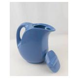 Blue Ceramic Pitcher With Lid
