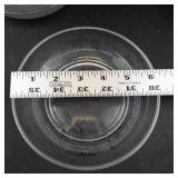 Clear Glass Bowls & Plates Mixed Lot
