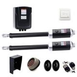 Swing Black Steel Driveway Gate Gate Opener Kit