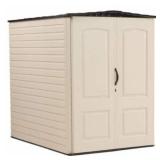 6 ft. 3 in. x 4 ft. 8 in. Large Vertical Resin Storage Shed