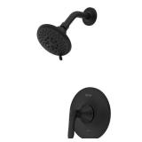 Weller 1-Handle Shower Only Trim Kit Matte Black