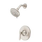 (3) Weller 1-Handle Shower Faucet Trim Kit Brushed Nickel (Valve Not Included)