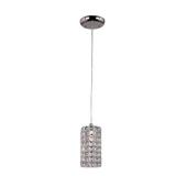 Monteaux 1-Light Crystal &Chrome Mini Pendant (LOT of 2) 0311-NDM