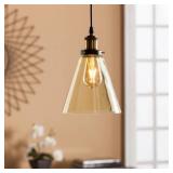 Southern Enterprises Tanaro Colored Glass Mini Pendant Lamp LT183800TX