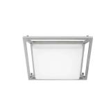 (14) LBL Lighting Perret 14 in. W 20-Watt Satin Nickel Dimmable LED FM1042SCLED930