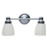 (2) World Imports 2-Light Chrome Bath Sconce WI802608