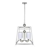 Wagner 4-Light Polished Nickel Pendant