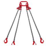Chain Sling, 5/16 in. x 10 ft. Lifting Chains with Hooks, G80 Engine Chain Hoist Lifts, 11000 lbs. Lifting Sling Chains