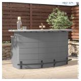 Backyard Oasis Resin Plastic Outdoor Bar